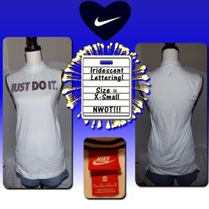 BOGO! IRIDESCENT LETTERS! Nike Muscle Tank {L15}